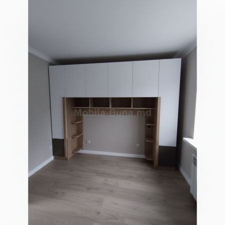 Dulap pentru dormitor modern A-91, design contemporan, compartimentare practică și finisaje de calitate